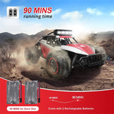 DEERC DE43 Remote Control Car 1:14 RC Cars 25KM/H High Speed  2.4G 2WD RC Monster Truck Crawler Alloy Shell Toys Boys Kids Gift