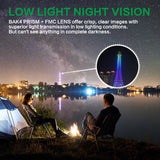 12x42 HD High Power Binoculars BAK4 Prism Multi-layer Green Coating Portable Telescope Outdoor Camping