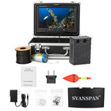 Underwater Fishing Camera IP68 Waterproof Fish Finder with 12LEDs 7Inch/9Inch LCD Display 15M/30M/50M Cable for Boat Ice Fishing