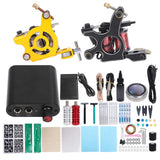 Complete Tattoo Kit Practice Skin Coil Tattoo Machine for Beginner for Tattoo Salon