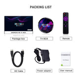 H96 MAX X4 TV Box, Android 10.0 Player Smart Home 2.4Ghz WiFi TV Box for Smart TV