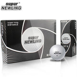 1 Box Supur Newling Golf Balls Supur Long Distance 3 Layers Golf Game Ball 12 pcs Golf Distance Balls