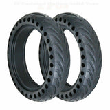 Scooter Tire Solid Rubber Scooter Tire Honeycomb Tyre Replacement Strong Grip Shock Absorbent Tires For Xiaomi 1S/M365/PRO