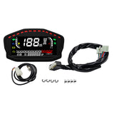 LCD Color Screen Motorcycle Odometer Multi-functional Instrument Oil Gauge Digital Backlight Motor Speedometer For Honda Yamaha