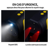 Portable Air Compressor Rechargeable Electric Tire Inflator Digital LED Display Cordless Air Pump for Car, Motorcycle