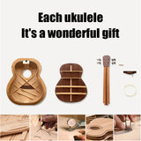 21" Ukulele Basswood Acoustic Nylon 4 Strings Ukulele Bass Guitar Musical Instrument for beginners players