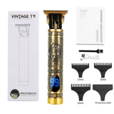 LCD Hair Trimmer For Men USB Rechargeable Hair Clipper Electric Shaver Professional Barber Beard Trimmer Hair Cutting Machine