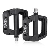 MTB Bike Pedals Non-Slip Mountain Bike Pedals Platform Bicycle Flat Pedals 9/16 Inch Nylon Fiber Mountain Bicycle Pedals mtb