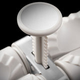 Household Double Head Automatic Dumpling Maker Mould Dumpling Wrapper Tools White 304 Stainless Steel + PP