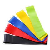 5Pcs/Set Yoga Resistance Rubber Bands Fitness Elastic Bands 0.3mm-1.1mm Training Fitness Gum Pilates Sport Crossfit Workout