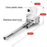 Trimming Machine  Connector Slotter Wardrobe Invisible Fastener Hinge Hole Opener Mold Trimmer Woodworking Tools Kit  2 IN 1