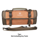 Roll Tool Bag Large Wrench Roll Up Portable Pouch Bag 20 Pockets Kit Telescope Storage Oxford Bag for Electricians Mechanics