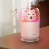 Cute Bear Humidificador Portable Air Humidifier Night Light USB Humidifier USB Colorful Humidifier Desktop Humidifier Purifier
