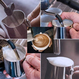 51Mm Stainless Steel Coffee Tamper, Including Espresso Tamper,Tamper Mat, Milk Jug Espresso Barista Pen-Barista Set