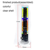 DIY electronic kit LED music spectrum colorful ambient Light assemble kit soldering project 15cm 21 segments