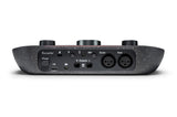 Focusrite Vocaster Two professional broadcasting sound card enhance button  for the most popular broadcast mics