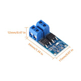 3PCS DC 5-36V 400W Dual High-Power MOS Field Effect Transistor Trigger Switch Driver Board PWM Control Electronic Wwitch Control