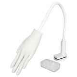 Nail Practice Mannequin Hand Nail Art Practice Hand Silicone with 50 False Nail Tips for Nail Salon