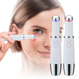 Pastsky Electric Eye Massager Wand Pen Heat Vibration Anti-wrinkle Device for Dark Circles Puffiness Eye Fatigue Face Skin Care