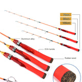 LEO Lightweight Winter Ice Fishing Rod Pole Protable Fishing Casting Rod Fishing Tackle