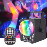 Disco Lights Ball DJ Laser Projector Sound Light LED Party Lamp Stroboscopes Stage Lighting Effect for Club Wedding Show