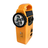 Outdoor Emergency Hand Crank Solar Dynamo AM/FM Radios Power Bank with LED Lamp