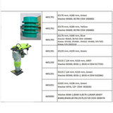 Rammer Bellow for Wacker Bs500 Bs50-2 Bs50-4 0177355 Id135 / 124 Mm, H210 Mm Green