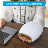 Smart Electric Hand Health Massager Wireless Device Palm Finger Acupoint with Air Pressure and Heat Compress Massage Pain Relief
