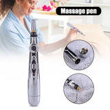 Electronic Acupuncture Pen Pain Relief Therapy Massage Handheld Pen Acupuntura Body Head Leg Muscle Tool can CSV