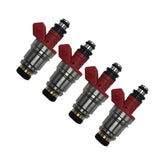 Set of 4 New Fuel injectors Replacement Compatible with Nissan D21 Pickup