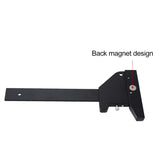 Aluminum Alloy Scale Metric Measure Scribing Ruler Woodworking Marking Tool N58C