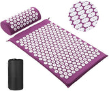 Acupressure Massager Mat Head Neck Back Pain Relief Foot Massage Cushion Pillow Yoga Spike Mat Acupuncture pad Needle Massager