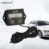 Motorcycle Engine tach Hour Meter guage 12v LCD Display Waterproof Car Motor Boat Digital Tachometer For Motorbike
