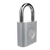 Mini Smart Fingerprint Padlock USB Recharge Waterproof Electronic Lock Keyless Anti-theft Security Door Lock Luggage Suitcase