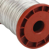 1 Roll 0.5Mm 500G Stainless Steel Wire For Beekeeping Beehive Frames Tool With Bamboo Storage Baskets