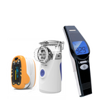 Medical Infant Finger Pulse Oximeter Mini Handheld Silent Inhale Nebulizer ousehold Infrared Thermometer Blood Oxygen Saturation