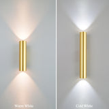 Led wall lamps indoor hotel bedside COB 12W golden wall light bedroom stair wall sconces golden decorative modern wall lamp