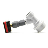 Digital Illuminated Mini Gauge 0-90psi (0-6.2bar) - Duotight 8mm 5/16 Stem 27*27mm