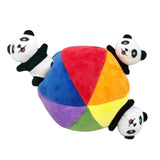 13ME 4 Pieces/Set Fun Burrow Dog Toy Creaking Soft Plush Animal Toy Press to Sound Dog Toy Pet Anxiety Relief Calming Aid Toy
