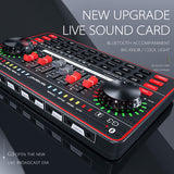 G3 English version sound card Professional live sound card Bluetooth connection A variety of special effects sound effects