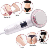 6 In 1 Fat Remover RF EMS Portable Home Ultrasonic Cavitation Body Slimming Massager Negative Ions Adjustable Face Tighten Skin