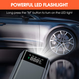 CARSUN Car Electrical Air Pump Fast Inflation 4000mAh Portable Wireless Tire Inflator Air Compressor Motorcycle Bicycle Balls