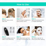Face Blackhead Remover Vacuum with WiFi Visual 30X 1080P HD Camera Facial Pore Cleaner Kit Acne Extractor Probes for Women Men