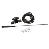 NL-R3 UV Dual Band Car Antenna RB-400 Black Clip Edge 5M Pipe Feeder Kit