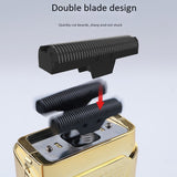 Electric Shaver For Men Razor Hair Removal Beard Trimmer Reciprocating Double Cutter Head Men's Hair Clipper