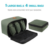 W.P.E Waterproof Fishing Tackle Bag 2-Layer Fishing Lure Reel Storage Bag Fishing Gear Storage Bag Pouch fishing bags