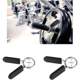 8Pcs 95Mm Black Bearing Pulley Wheel Cable &amp; 6 Pack 1 Inch (25 Mm) Barbell Clip Clamps-Dumbbell Spring Collars
