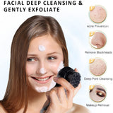 4-8PCS Silicone Face Scrubber Cleaner Brush Soap Bubbles Handheld Facial Cleansing &amp; Exfoliating Brush Soft Bristles Wash Brush
