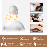 Electric Massage Pillow Heating Trigger Point Therapy Cervical Neck Head Back Massager Shoulder Kneading Relaxation Cushion