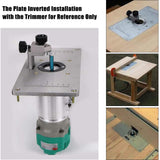 Router Table Plate Trimming Machine Engraving Router Board Engraving Flip Board Aluminum Router Table Insert Board for Makita